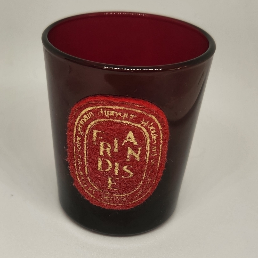 Empty Chistmas 2024 Diptyque Friandise (Treats) candle holder votive - rare - Picture 1 of 1